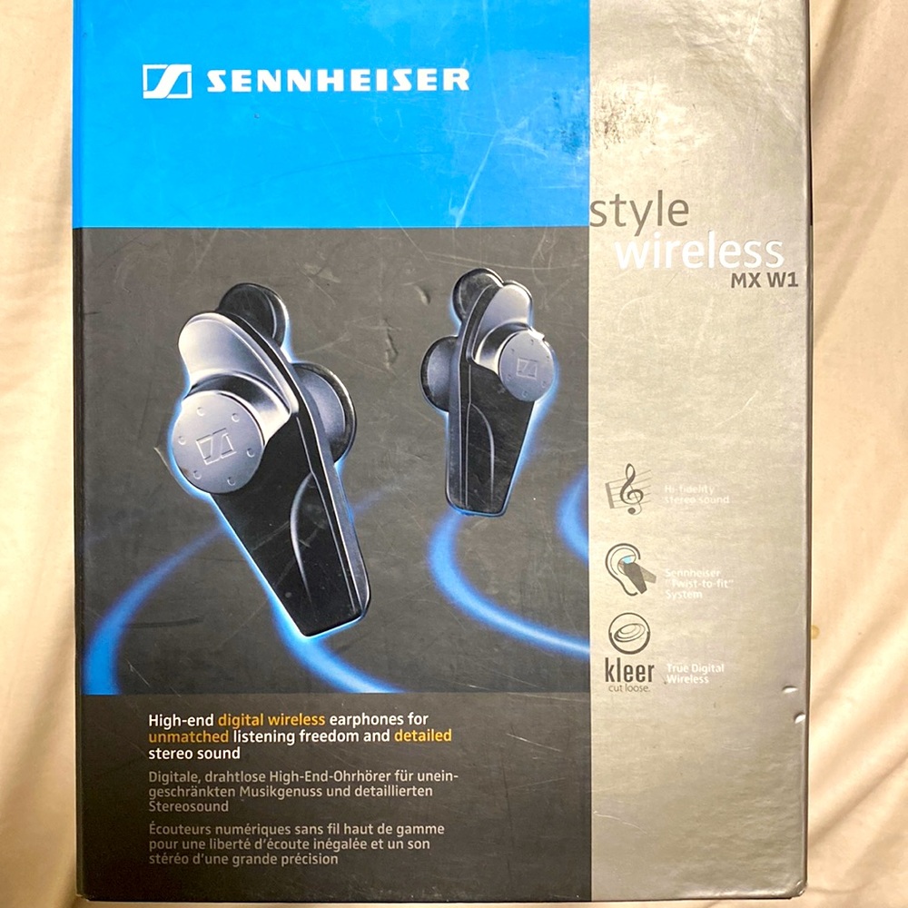 Sennheiser Style Wireless MX W1 earbuds